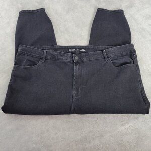 Old Navy Women's‎ 24 Plus WOW Super Skinny High Rise Capri Black Jeans SKI13E